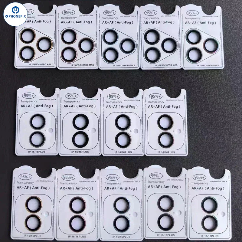 Film de protection pour objectif d'appareil photo AR pour iPhone 16 Plus et 16 Pro Max