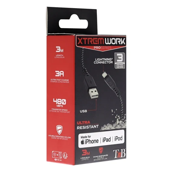 Câble Lightning renforcé