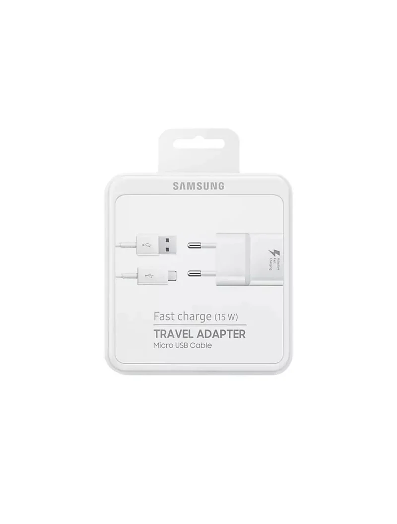 Samsung Kit Chargeur / Câble Micro USB Blanc