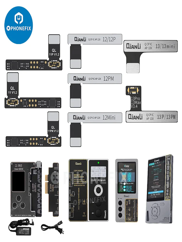 Instrument de réparation de matrice de points Clone DZ03 pour iPhone X-15 Pro Max