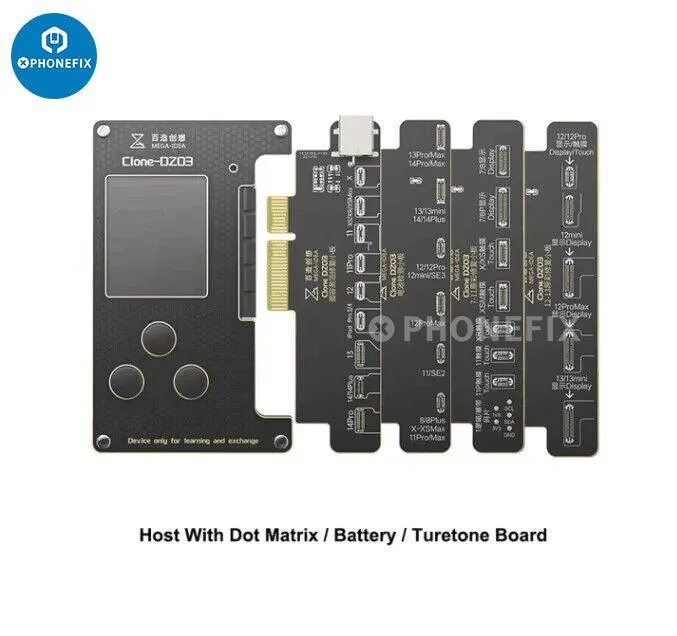 Instrument de réparation de matrice de points Clone DZ03 pour iPhone X-15 Pro Max