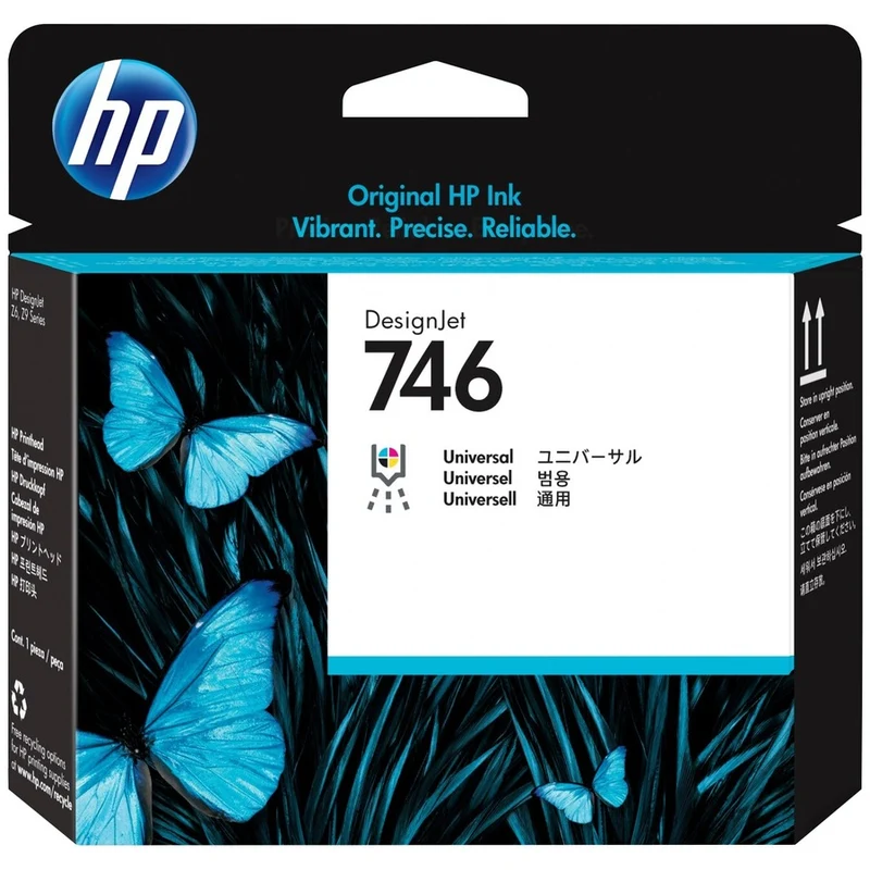 Pack de têtes d'impression à jet d'encre d'origine HP 746 P2V25A