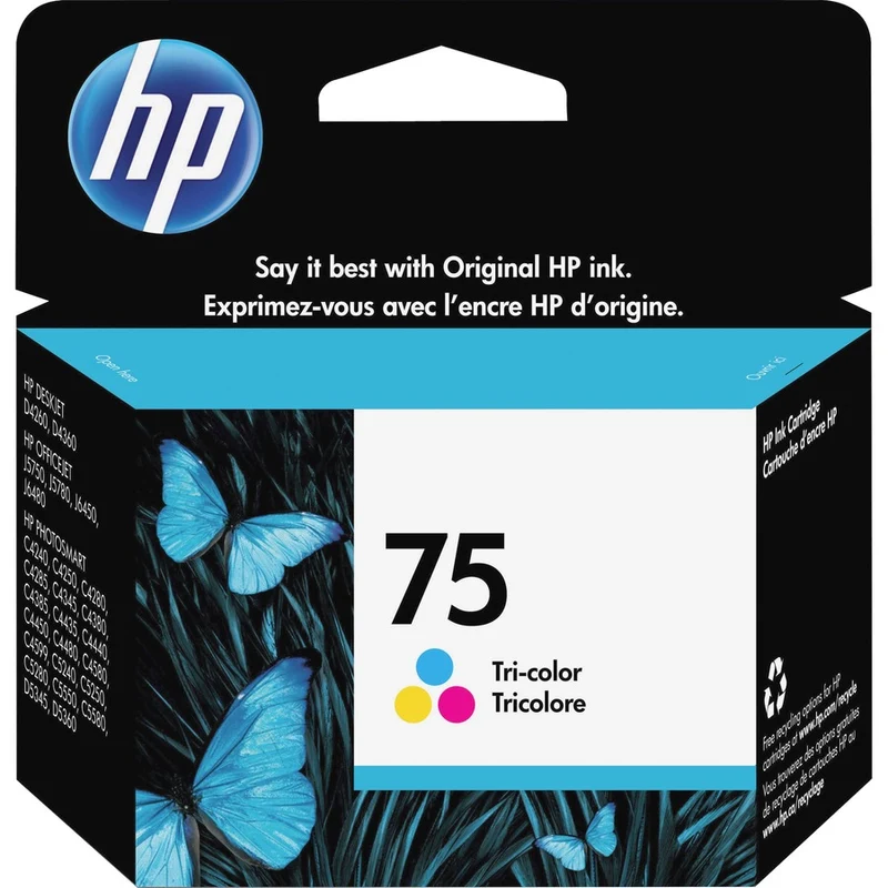Cartouche d'encre d'origine HP 75 - Paquet individuel CB337WN#140