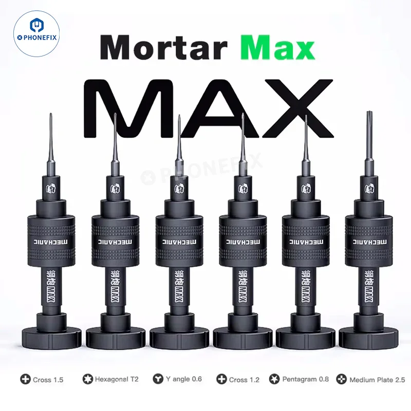 Jeu de tournevis 2D et 3D MECHANIC MORTAR SE Plus/Pro/Air/Max iShell