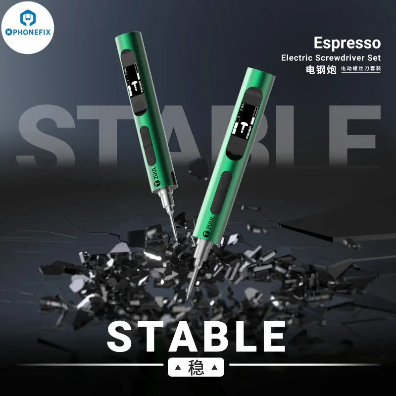 Tournevis électrique 2UUL SD11 Espresso, outil de démontage de téléphone