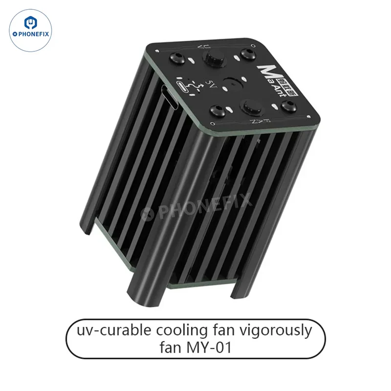 Ventilateur de refroidissement pour lampe de polymérisation UV MaAnt UV-01 MY-01 Dissipation thermique rapide