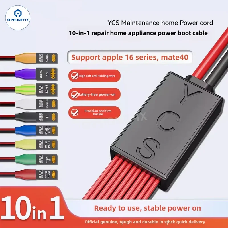 Câble d'alimentation YCS D01 D02 pour iPhone 6-16 Pro Max Android Huawei