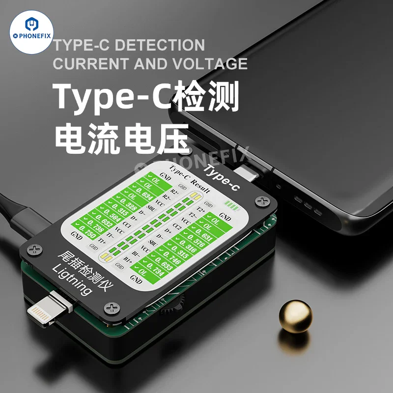 Testeur d'analyse de prise de queue QianLi iBridge A3 avec port Lightning Type-C