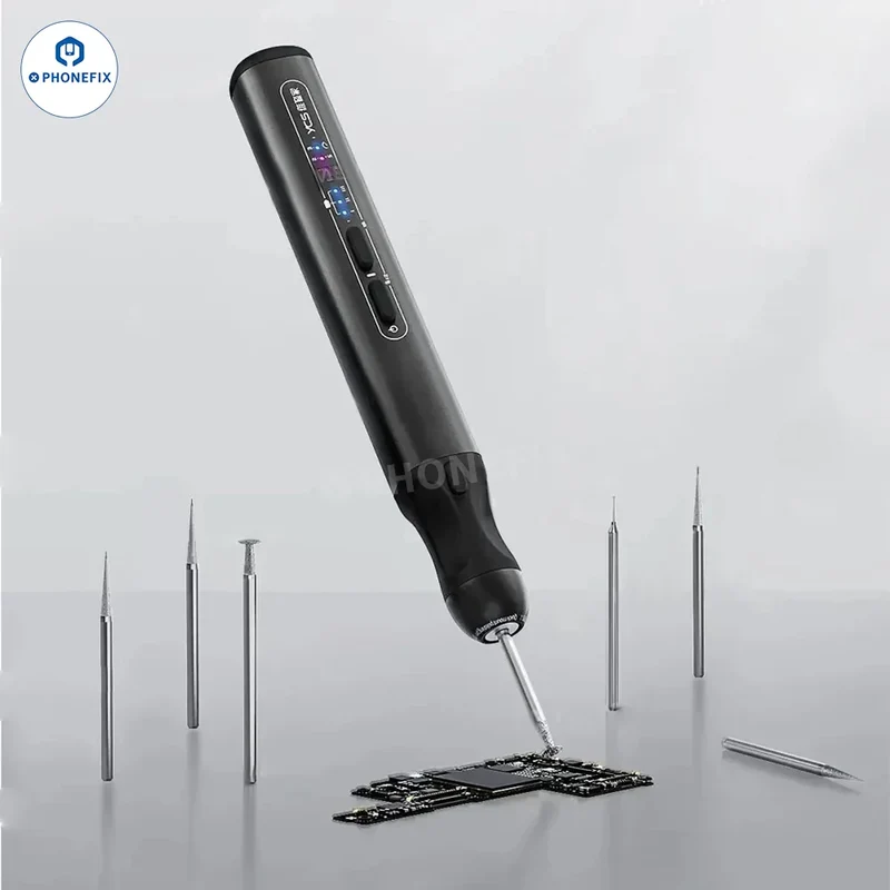 Stylo de polissage électrique YCS pour téléphone, PCB, CPU, écran, IC, outil de meulage