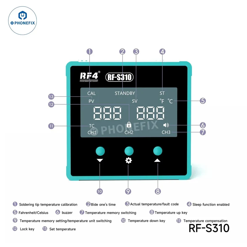 Station de soudage BGA intelligente RF4 RF-S110 RF-S210 RF-S310 RF-S510