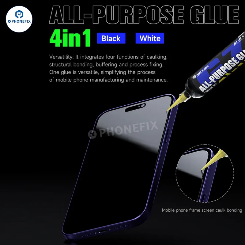 Colle multi-usages MECHANIC G7 pour la réparation des cadres d'écran de téléphone