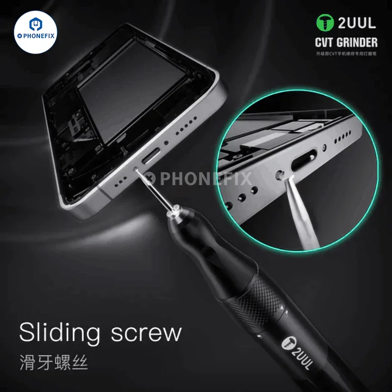 Stylo de meulage pour circuit imprimé à vitesse variable 2UUL CVT