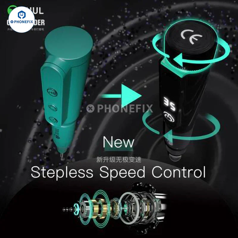 Stylo de meulage pour circuit imprimé à vitesse variable 2UUL CVT