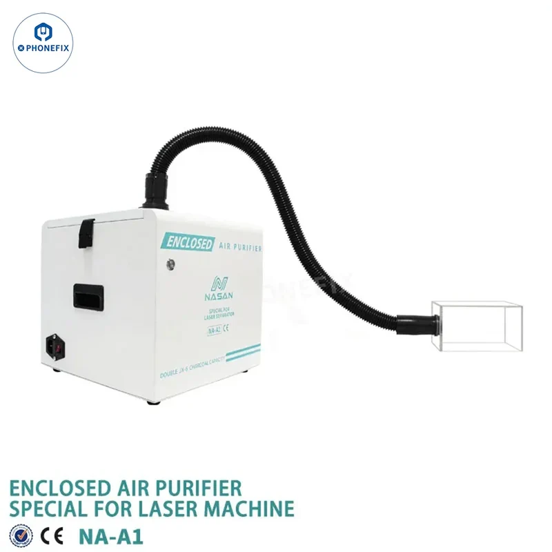 Purificateur d'air à extraction de fumée laser NASAN NA-A1 avec housse anti-poussière