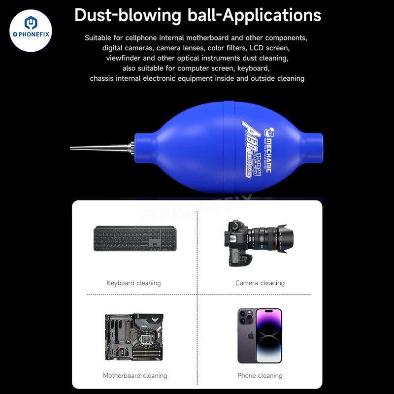 Boule de soufflage d'air en silicone pour nettoyeur de poussière A130 A120 B110