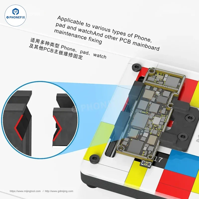 Dispositif de réparation de carte mère MiJing GK11-19 avec verre isolant