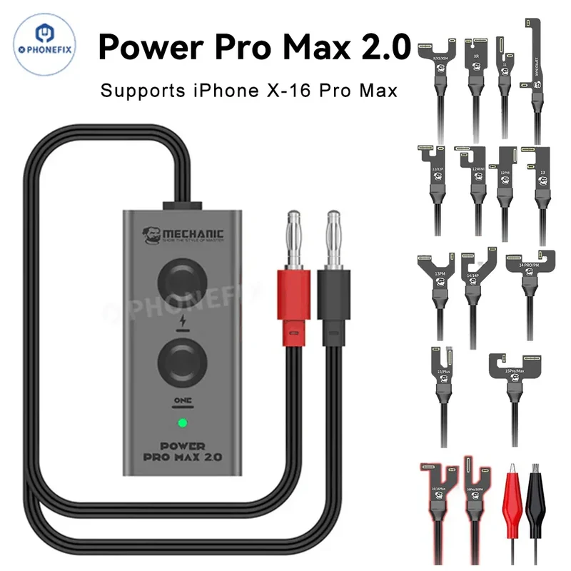 Câble de démarrage Mechanic Power Pro Max pour iPhone X-16 Pro Max