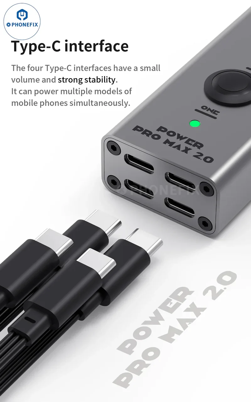 Câble de démarrage Mechanic Power Pro Max pour iPhone X-16 Pro Max