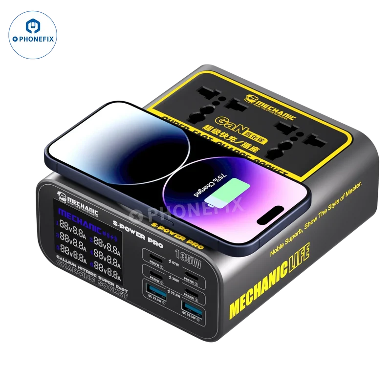Chargeur sans fil à prise de charge ultra rapide Mechanic S-POWER PRO