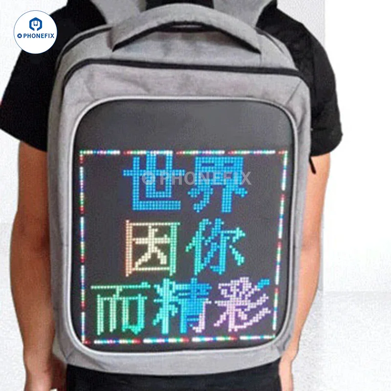 Sac à dos LED pour bricolage, publicité, entreprise, téléphone, ordinateur portable, réparation