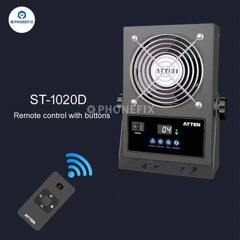 Ventilateur ionique antistatique ATTEN ST-1015 ST-1020D