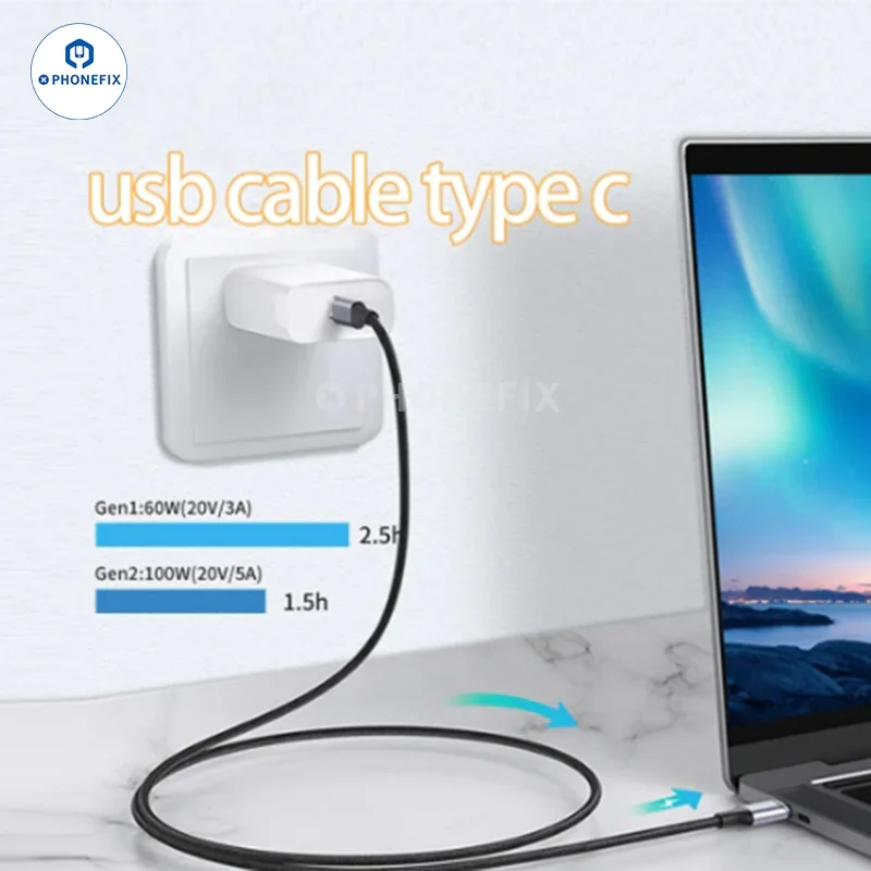 Câble d'extension numérique USB 3.1 Gen2 droit/coudé