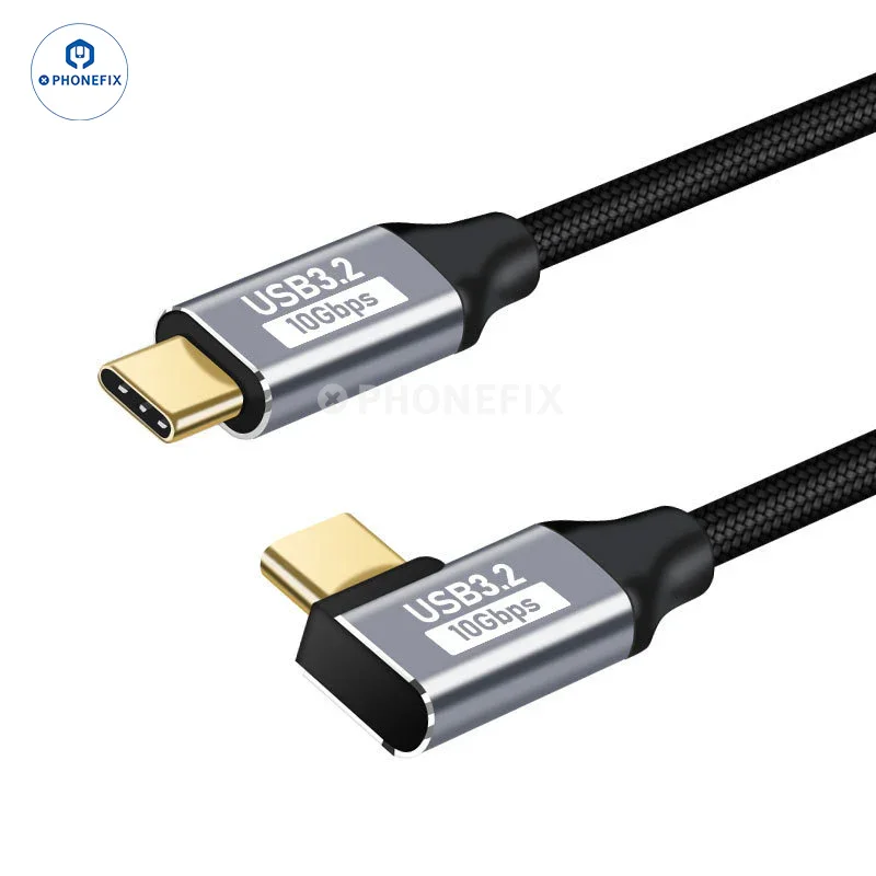 Câble d'extension numérique USB 3.1 Gen2 droit/coudé