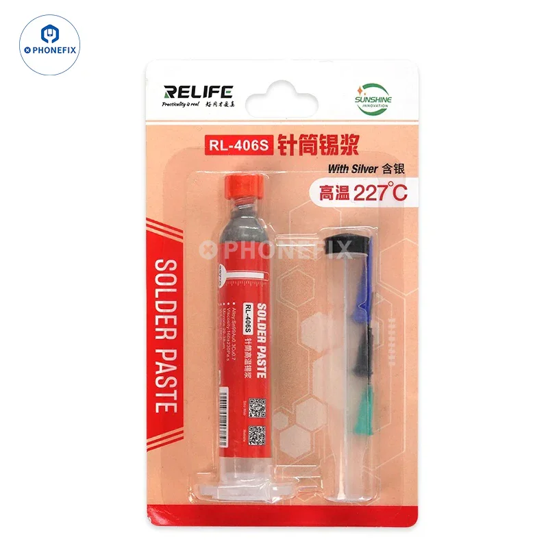 Pâte à souder Relife sans nettoyage, flux d'étain, outils de soudage de puces PCB BGA