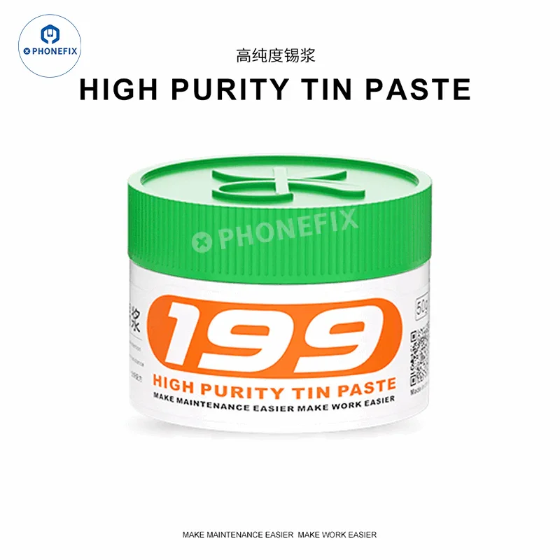 Pâte à souder à l'étain sans plomb MiJing 138A 158A 190A 217A