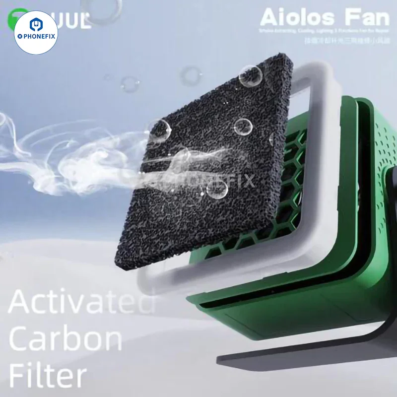 Ventilateur Aiolos 2UUL avec refroidissement, éclairage, extraction de fumée de soudure