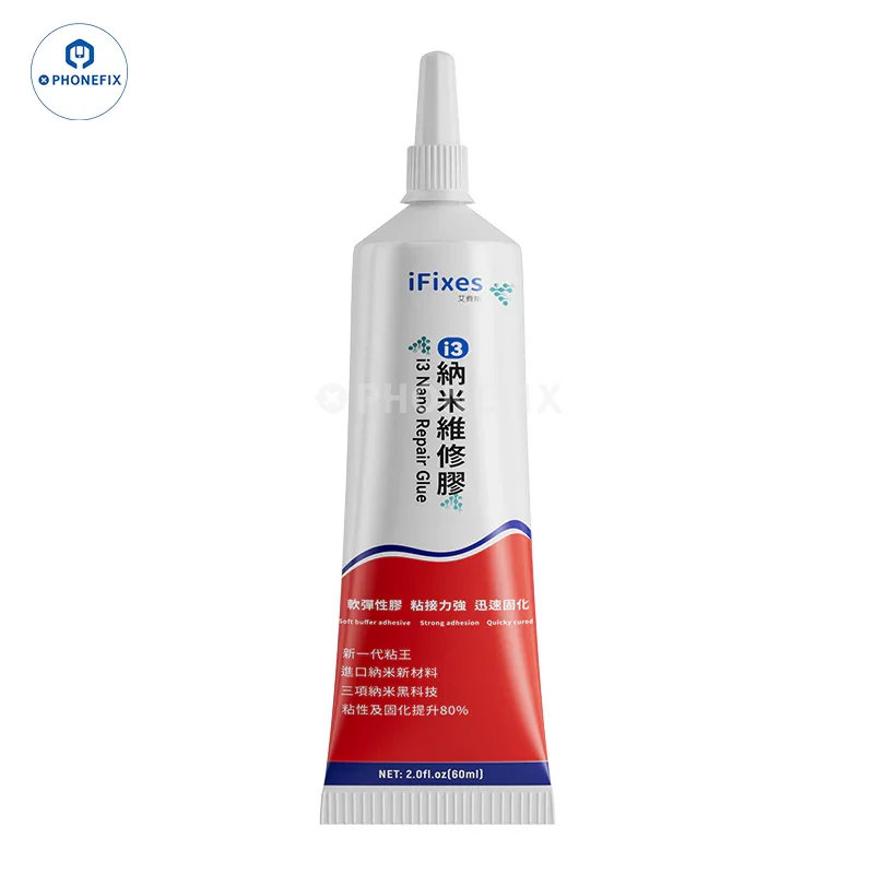 Colle UV nano-adhésive iFixes pour réparation de châssis de téléphone endommagés, vitre LCD