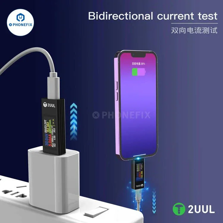 Testeur numérique USB Type-C, détecteur de tension, de courant et de chargeur