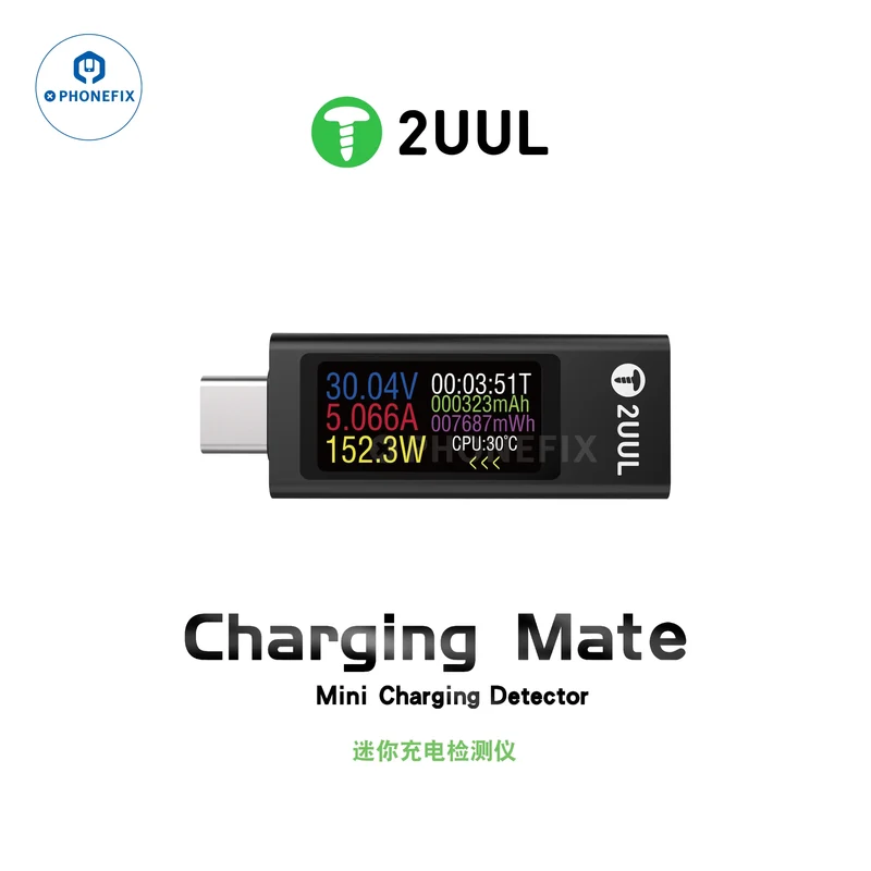 Testeur numérique USB Type-C, détecteur de tension, de courant et de chargeur