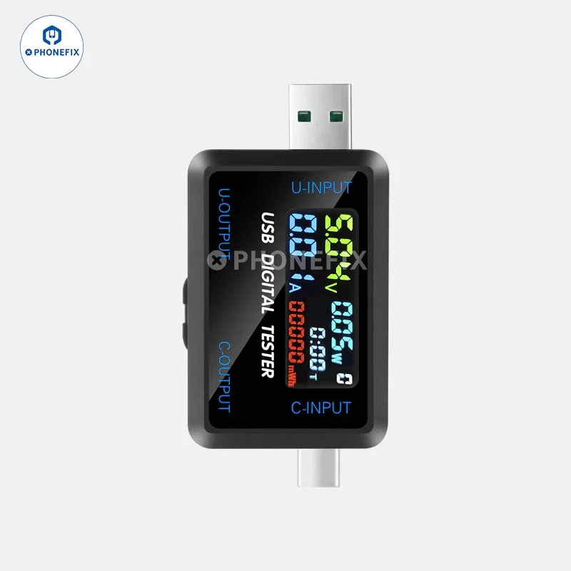 Testeur numérique USB Type-C, détecteur de tension, de courant et de chargeur