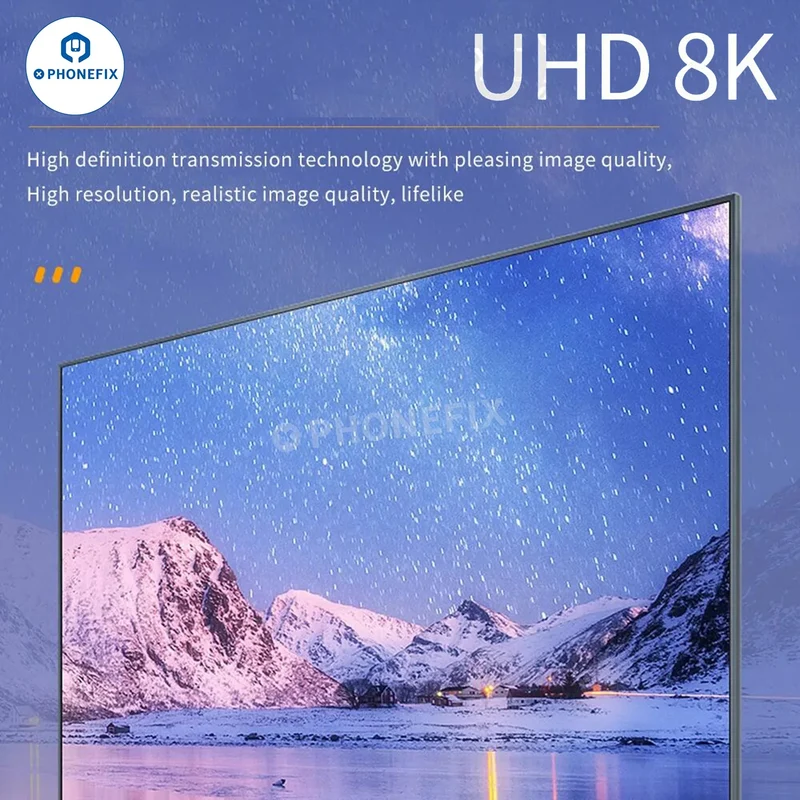 Connecteur d'extension convertisseur 8K 60 Hz 48 Gbit/s pour téléphone, ordinateur portable, HDTV