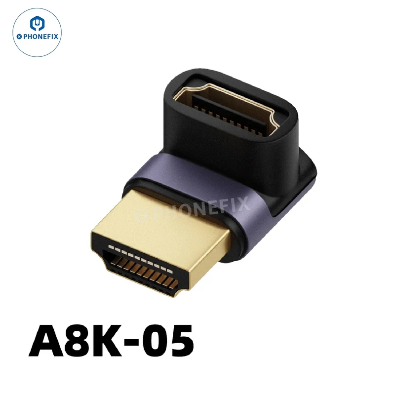 Connecteur d'extension convertisseur 8K 60 Hz 48 Gbit/s pour téléphone, ordinateur portable, HDTV