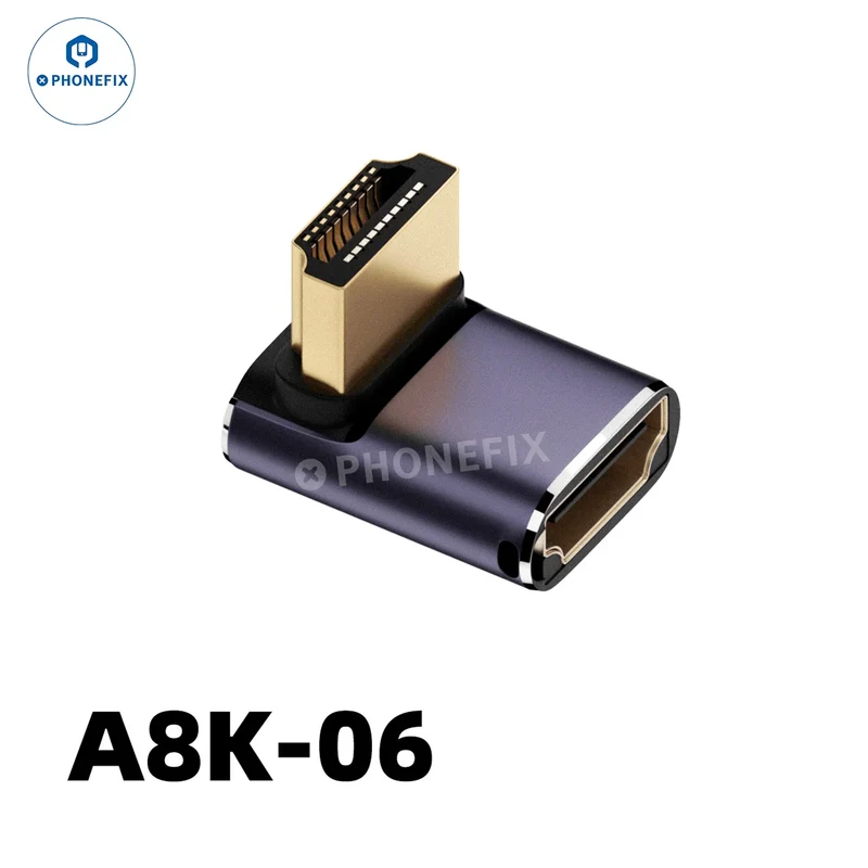 Connecteur d'extension convertisseur 8K 60 Hz 48 Gbit/s pour téléphone, ordinateur portable, HDTV