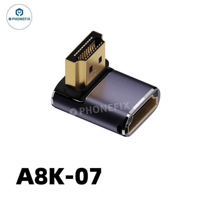 Connecteur d'extension convertisseur 8K 60 Hz 48 Gbit/s pour téléphone, ordinateur portable, HDTV