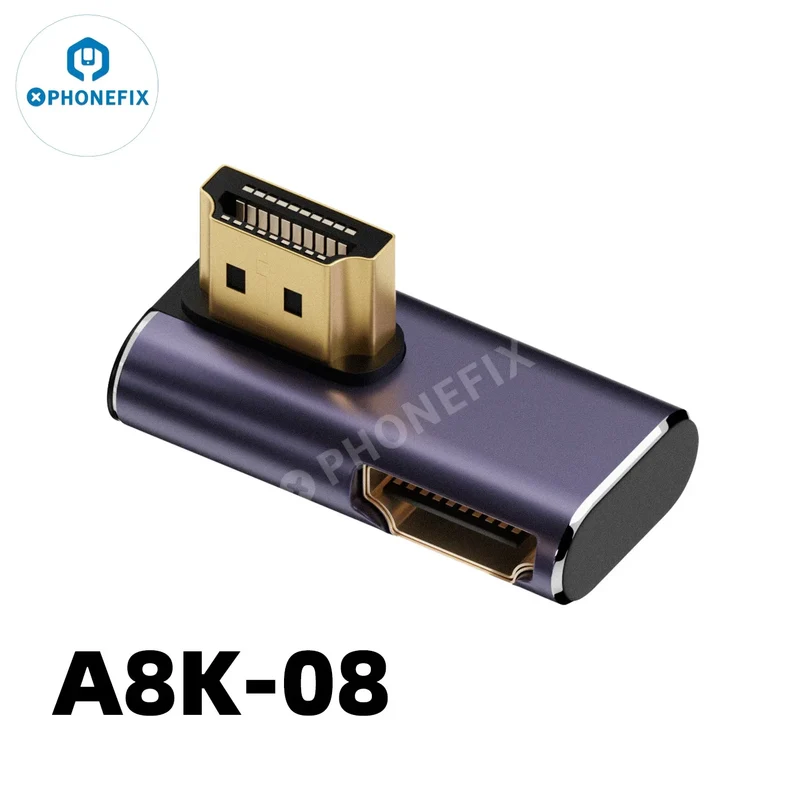 Connecteur d'extension convertisseur 8K 60 Hz 48 Gbit/s pour téléphone, ordinateur portable, HDTV