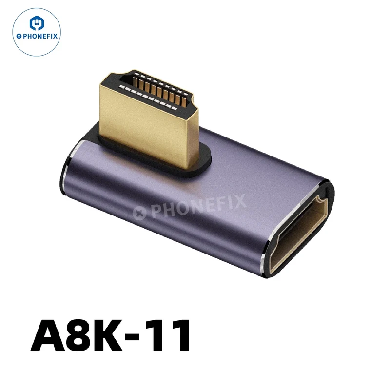 Connecteur d'extension convertisseur 8K 60 Hz 48 Gbit/s pour téléphone, ordinateur portable, HDTV