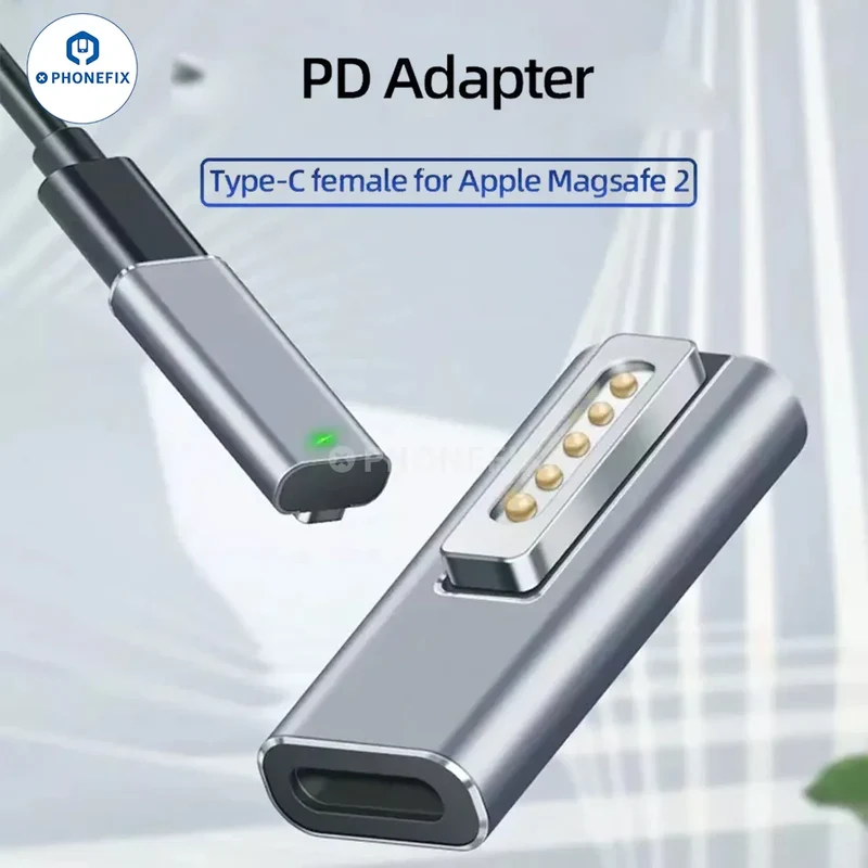 Adaptateur convertisseur USB femelle type C vers Magsafe 1/2/3 pour MacBook