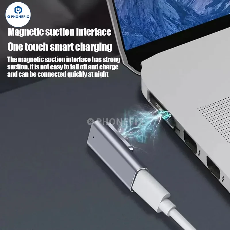 Adaptateur convertisseur USB femelle type C vers Magsafe 1/2/3 pour MacBook