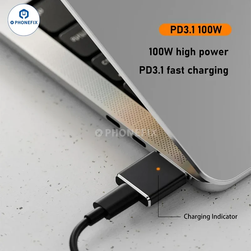 Adaptateur convertisseur USB femelle type C vers Magsafe 1/2/3 pour MacBook