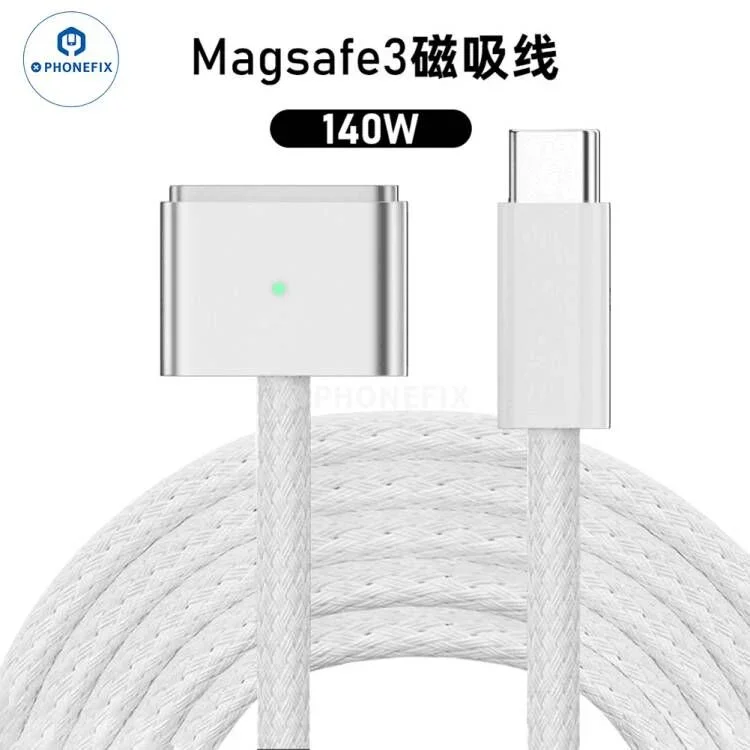 Câble de charge rapide Type-C vers Magsafe 2 PD pour iPhone et MacBook