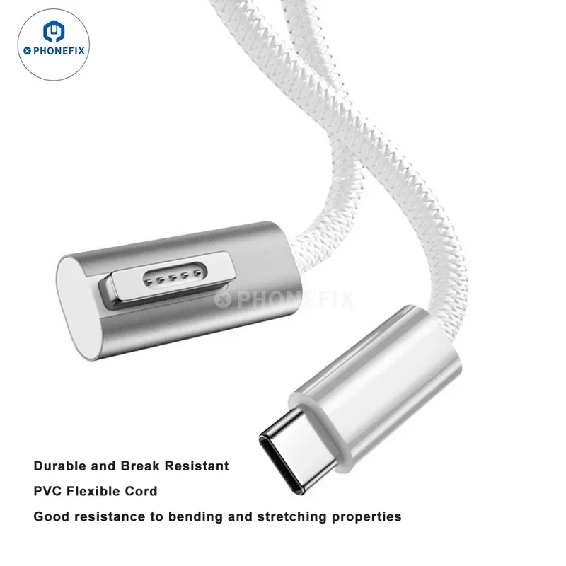 Câble de charge rapide Type-C vers Magsafe 2 PD pour iPhone et MacBook
