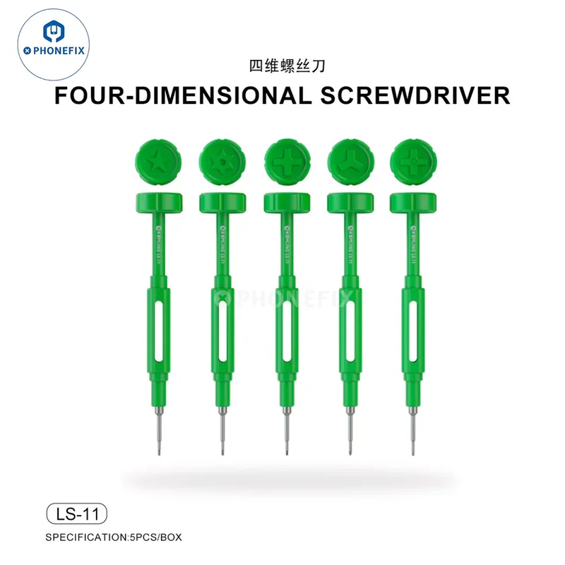 Tournevis quadridimensionnel Mijing LS-11 pour téléphone et ordinateur portable