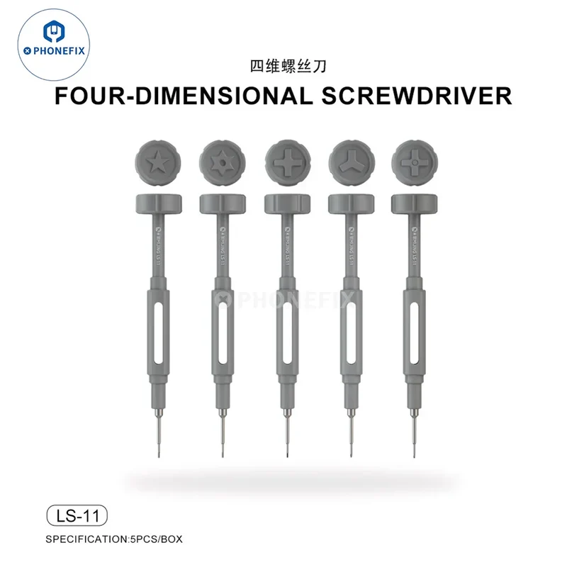 Tournevis quadridimensionnel Mijing LS-11 pour téléphone et ordinateur portable