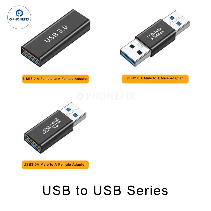 Adaptateur de transmission haute vitesse USB 3.0/3.1 de type C 10 Go pour iPhone