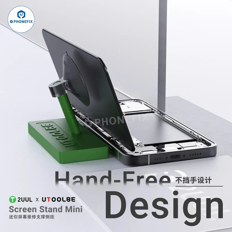 2UUL UTOOLBE Support d'écran Mini LCD à ventouse latérale suspendue