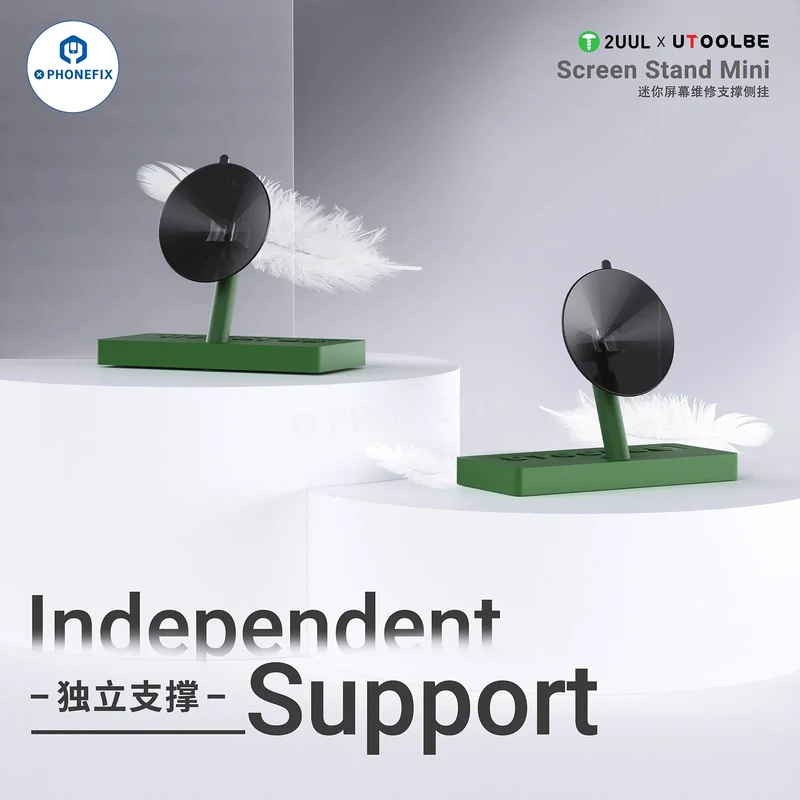2UUL UTOOLBE Support d'écran Mini LCD à ventouse latérale suspendue